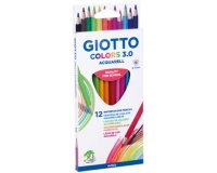 Crayon de couleur COLOR 3.0 ACQUARELL, étui de 12