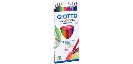 Crayon de couleur COLOR 3.0 ACQUARELL, étui de 12