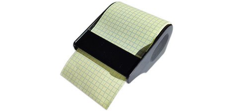Rolle mit Klebezetteln