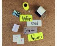 Rouleau de notes adhésives, transparent