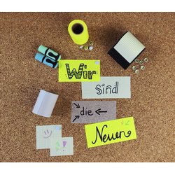 Rouleau de notes adhésives, transparent