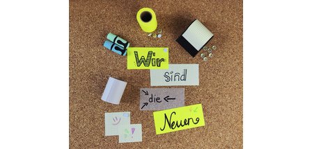 Rouleau de notes adhésives, transparent