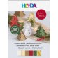 Bloc de cartons 'Étoiles de Noël', A4, 12 feuilles