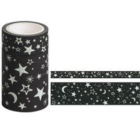 Plakband decoratief Glow in the dark 'Sterren'