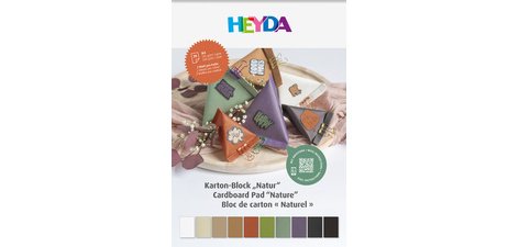 Bloc de cartons 'Naturel', A4, 20 feuilles