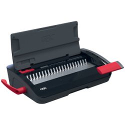 Perforelieuse CombBind CB12, noir/rouge/argent