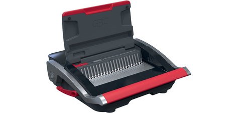 Perforelieuse CombBind CB25, noir/rouge/argent