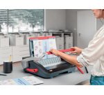 Perforelieuse CombBind CB25, noir/rouge/argent