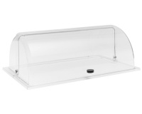 Cloche basculante pour contenant GN 1/1, transparent