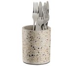 Range-couverts TERRAZZO, béton, beige