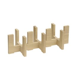 Support pour carafes VALO, 3 logements, en chêne