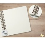 Spiral Notebook Pretty Inspire Square 'Wild Herbs'