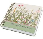 Spiral Notebook Pretty Inspire Square 'Wild Herbs'