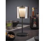 Lamp oplaadbaar LED ANTON, zwart