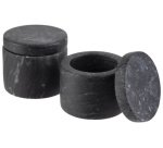 Boîte en marbre MARVELLO, 40 ml, set de 2