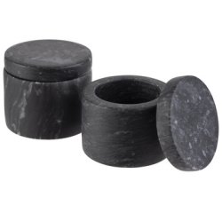 Marmeren doos MARVELLO, 40 ml, set van 2