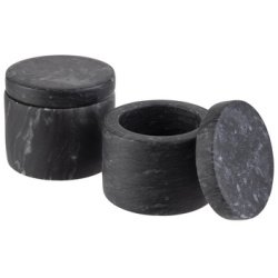 Boîte en marbre MARVELLO, 40 ml, set de 2