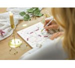 Carnet à spirale Jolie Inspire Square 'Golden Rain'