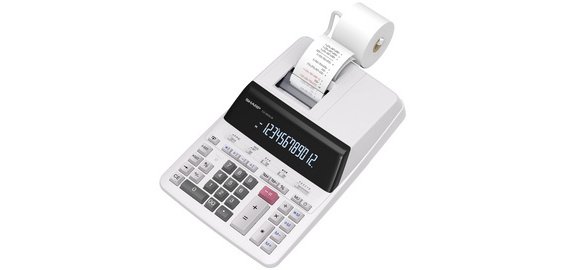SHARP Calculatrice imprimante de bureau CS-2635 LW