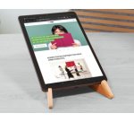 Support pour laptop et tablette Eyestyle, en bambou