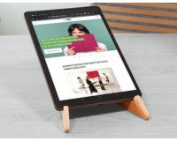 Support pour laptop et tablette Eyestyle, en bambou