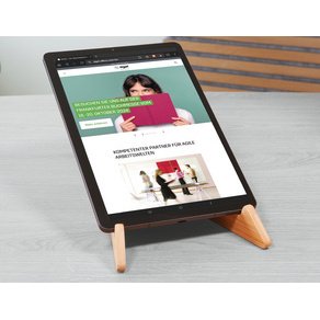 Support pour laptop et tablette Eyestyle, en bambou