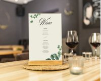 Papier design 'Eucalyptus', A4, 90 mm g/m2, 2 kolommen