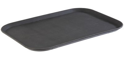 Plate NOSLIDE, 530 x 20 x 365 mm, black