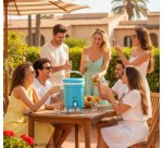 Fontaine isotherme EDA - 4 L, bleu