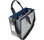 Sacoche en feutre Desk Sharing Bag Bicolor M, bleu