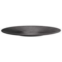 Plat de service NERO, rond, diamètre: 500 mm, noir