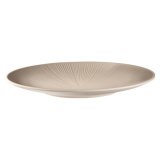 Assiette plate NERO, diamètre: 260 mm, sable