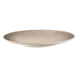Assiette plate NERO, diamètre: 260 mm, sable