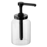 Flacon doseur DISPENSA, 1,7 litre, transparent/noir