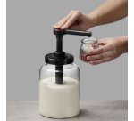 Flacon doseur DISPENSA, 1,7 litre, transparent/noir