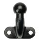 Rotule d'attelage, boule de 50 mm, noir