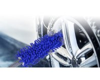 Brosse microfibres pour jantes, bleu/gris