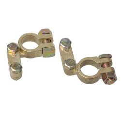 Cosses de batterie (+/-), jeu de 2