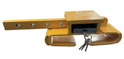 Container lock, 220-410 mm, yellow