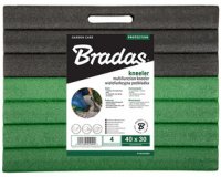 Planche pour genou, (L)400x(T)300x(H)40mm, noir/vert