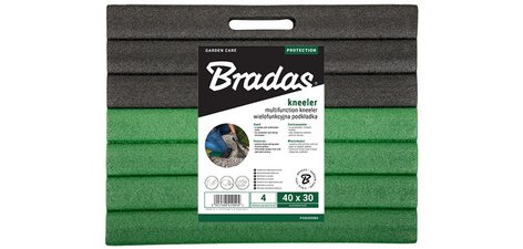 Planche pour genou, (L)400x(T)300x(H)40mm, noir/vert