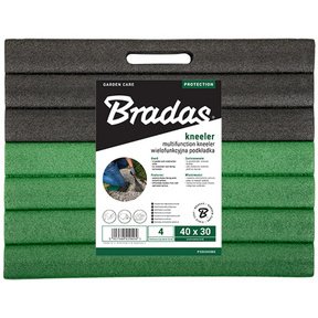 Planche pour genou, (L)400x(T)300x(H)40mm, noir/vert