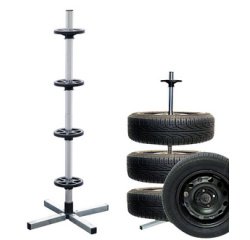 Porte-jantes/pneus de voiture, pour 4 pneus de 225 mm