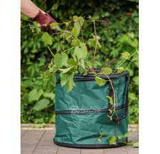 Sac à végétaux POP UP, 120 litres, vert foncé