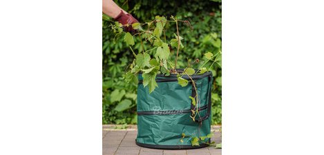 Sac à végétaux POP UP, 175 litres, vert foncé