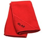 Chiffon microfibres, pour les glaces, rouge