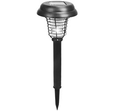 Lampe LED anti-insectes, solaire, avec piquet
