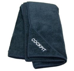 Chiffon microfibres, pour l'habitacle, noir