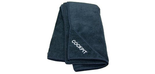 Chiffon microfibres, pour l'habitacle, noir