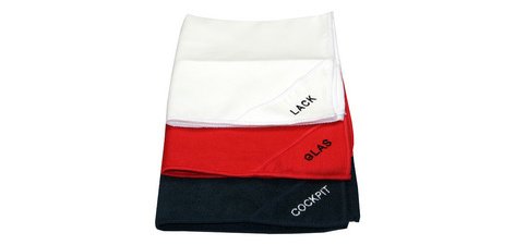 Chiffon, jeu de 3 (carrosserie, glaces, habitacle)